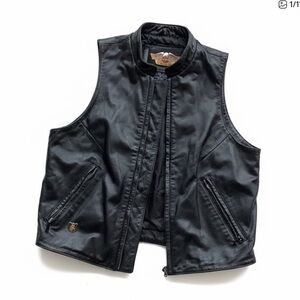 HARLEY DAVIDSON LEATHER VEST SIZE SMALL VINTAGE 90S